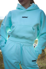Oversized Cropped Hoodie - GRNK - Core Edition (Island Paradise)