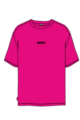 Oversized T-Shirt - GRNK - Game Over Never - Pink Edition