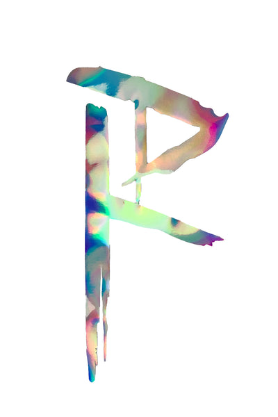 Pandorya Collection Hoodie "Holo" (White) Nahaufnahme
